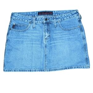 Y2K Vintage Mudd YO! Denim Mini Skirt size 13